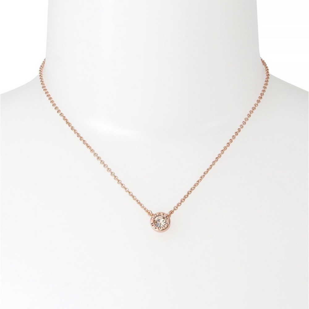 NEW IN BAG: Coach | Open Circle Necklace and Tea Rose Stud Set - Picture 3 of 7